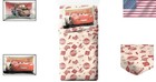 Vibrant Disney Cars Twin Sheet Set - Including Fitted   Pillowcase  3 Pieces
