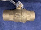 1  Brass Ball Valve Full Port Sweat 600wog