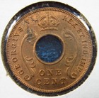 East Africa 1 Cent 1942 British Kenya Uganda Tanzania George Vi I3369 Coin