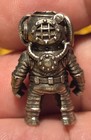 Fashion Jewelry-charms   Beads-teenie Tiny Deep Sea Diver Bead  mackerel Silver 