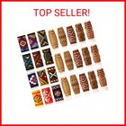 Willbond 27 Pcs Wooden Fabric Dreadlock Beads Tube Beads For Hair Braids Jewelry
