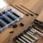 158 Pcs Round Rubber End Caps Vinyl Tube Bolt Cap Screw Bolt Screw Rubber Thread