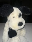 Jellycat London Bashful Puppy Dog Stuffed Animal Black White Plush Medium 12   