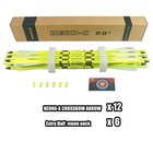 Crossbow Bolts 20inch Fluorescence Color Carbon Crossbow Hunting Arrows With    
