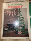 Lot Of 6 Vintage Macrame Christmas Home D  cor Pattern Instruction Books