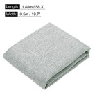 Light Gray Speaker Grill Cloth 20 x58  Stereo Box Fabric Dustproof Mesh
