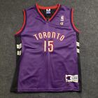 Vtg Nba Toronto Raptors Vince Carter  15 Youth Jersey Large 14 16