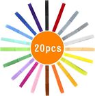20pcs Puppy Id Collars  Assorted Colors Whelping Collars Newborn Dog Kittens    