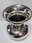 Mid Century Modernist Juventino Lopez Reyes Sterling Silver Vase Excellent