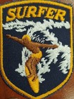 Vintage Voyager Surfer Patch Emblem Surfing Beach Retro Waves New Iron On Or Sew