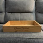 Chateau Ste  Michelle Wooden Wine Crate Holds Bottles Measure 22x 13x 4 5 Inches