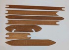 Vintage Weaving Stick Shuttles Lot Of 7 Pieces