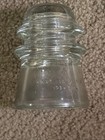 Vintage Hemingray  16 Clear Glass Insulator  Made In Usa 19b-39