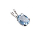 19thc Antique 1ct Aquamarine silver Pendant  Ancient Rome Fishing Amulet Mermaid