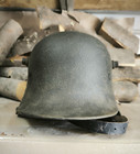 Ww1 German Helmet  M17 Rare Battle   Wwi Relic