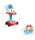 Nwt Play Doctor Kit For Kids  Pretend Medical Station Set With Mobile Cart