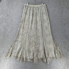 Soulmates Silk Lace Beaded 3 Pc Top Jacket Skirt Set Evening Dress Gown 1x