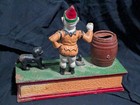 Trick Dog Cast Iron Mechanical Coin Bank  trick Dog  Mechanical Bank