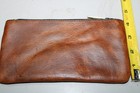 Leather Pencil Case Pouch     Vintage Style Pen Holder For Work School University