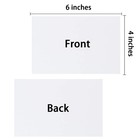 100 Pack Thick Paper Cardstock Blank Heavy Cards Stock For Invitations  Greet   