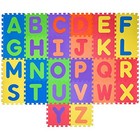 Foam Abc Play Mat - Interlocking Alphabet Floor Mat For Kids Baby Abc Play Mats