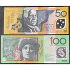 Australian  50  100 Dollar Circulated P60 P61 Banknote Australia Polymer