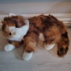 Ty 2004 Classic Yumbles Brown Cat Plush Stuffed Animal Toy 15  Collectible Cute