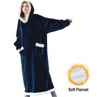 Blanket Sweatshirt Sherpa Plush Soft Comfy Fleece Oversized Hoodie Pocket Gift