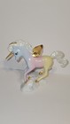 Unicorn Figurine Pegasus Vtg Franklin Mint Wings Of Love Rainbow Rare Retired