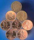 150 Years Of Penny Designs Indian And Lincoln Cent 8 Coin Set