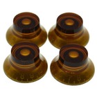 Lp Guitar Bell Knobs 24 Fine Spline Top Hat Knobs Fits Gibson Les Paul Amber