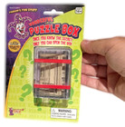 Wonderful Puzzle Box Joke Money Magic Trick Treasure Clear Bank Safe Gift Locks