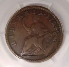 1724 Wood s Hibernia Colonial Halfpenny Pcgs Vf20