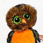 Ty Midnight The Owl Beanie Boos 6  Tag Halloween Green Sparkle Eyes Fuzzy 2015