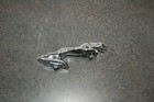 Used Genuine Jaguar  Hood Emblem Metal Chrome Leaping Cat Ornament 5 5   -6   