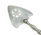 George Iii Sterling Silver   Bloodstone Handle Butter Spade Antique 1791 London