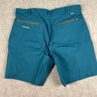 Icebreaker Hike Shorts Green Glory Lightweight Outdoor Hiking Zip Mens 34