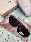 Miu Miu Sunglasses Smu 09w  1ab-5s0 Black Gold Dark Grey Lens Women Authentic
