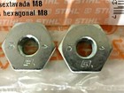 New Genuine Stihl Bar Nut M8 2-pack 0000-955-0801 Oem-chainsaws