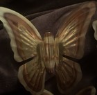 Vintage Home Interiors Brass Metal Butterfly Wall Decor Art Set Of 3 Mcm Retro