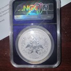 2025 Malta Silver 5 Euros S5    Golden Eagle - Ngc Ms 70 Top Pop  Traderbea Holder