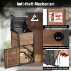 Package Delivery Box With Anti-theft Lock   Weatherproof Design 40  Gallon Large