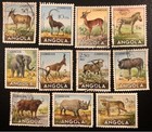 Angola  32 Stamps   A Great Variety  African Wildlife  Maps  Culture   lot 55 