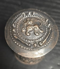 Antique Sterling Betel Nut Box Burmese 2 3 4  Tall