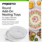Presto Round Add-on Nesting Trays For Select Dehydro Food Dehydrators  Set Of 2