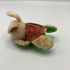 Vintage 1980s Amtoy Flip Flop Rabbit   Turtle Plush Stuffed Animal 