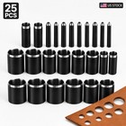 25 Pcs Heavy Duty Hollow Hole Punch Set 1   25mm Manual Tool For Leather Diy Craft