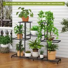 Metal Plant Stand  5 Tiers Multifunctional Plant Stands For Indoor Plants  De   