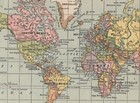 1928 Antique Map Of The World Vintage World Map Gallery Wall Art Smap 2272