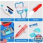 Doctor Kit For Toddlers 3-5 With 21pcs Medical Kit Toy Doctor Cart Stethoscop